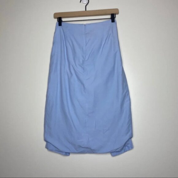 JOA Los Angles Faux Wrap Midi Skirt - Picture 8 of 9